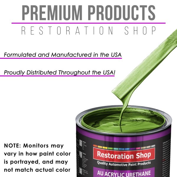 Synergy Green Metallic Acrylic Urethane Auto Paint (Complete Gallon Paint Kit) Professional Single Stage Automotive Car Coating, 4:1 Mix Ratio 2.8 VOC Sale - Image 4