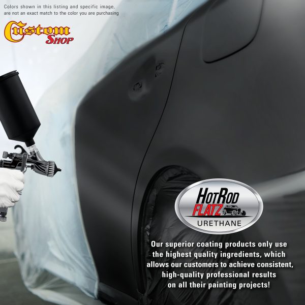 Black Diamond Firemist - Hot Rod Flatz Flat Matte Satin Urethane Auto Paint - Complete Quart Paint Kit - Professional Low Sheen Automotive, Car Truck Coating, 4:1 Mix Ratio Online now - Image 5