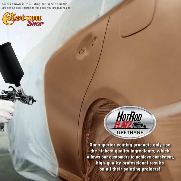 Bronze Firemist - Hot Rod Flatz Flat Matte Satin Urethane Auto Paint - Complete Quart Paint Kit - Professional Low Sheen Automotive, Car Truck Coating, 4:1 Mix Ratio Sale - Image 5