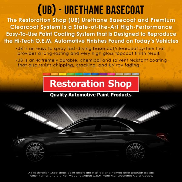 Titanium Gray Metallic - Urethane Basecoat with Clearcoat Auto Paint (Complete Medium Quart Paint Kit) Professional Gloss Automotive Car Truck Coating Discount - Image 3