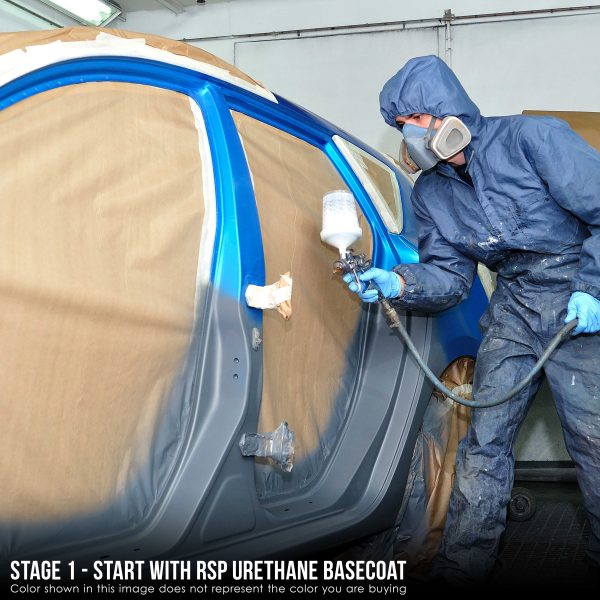 Woodland Green - Urethane Basecoat with Clearcoat Auto Paint (Complete Medium Quart Paint Kit) Professional High Gloss Automotive Car Truck Coating For Cheap - Image 5
