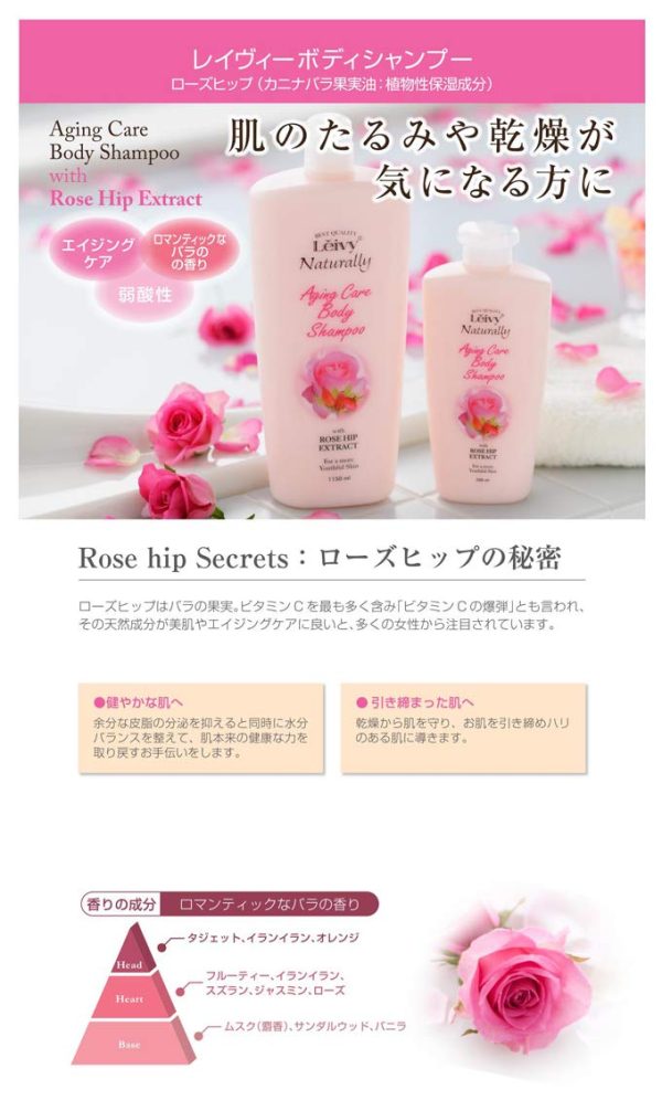 Leivy Body Shampoo Rosehip 500Ml - Nourishing and Gentle Cleanser Discount - Image 3
