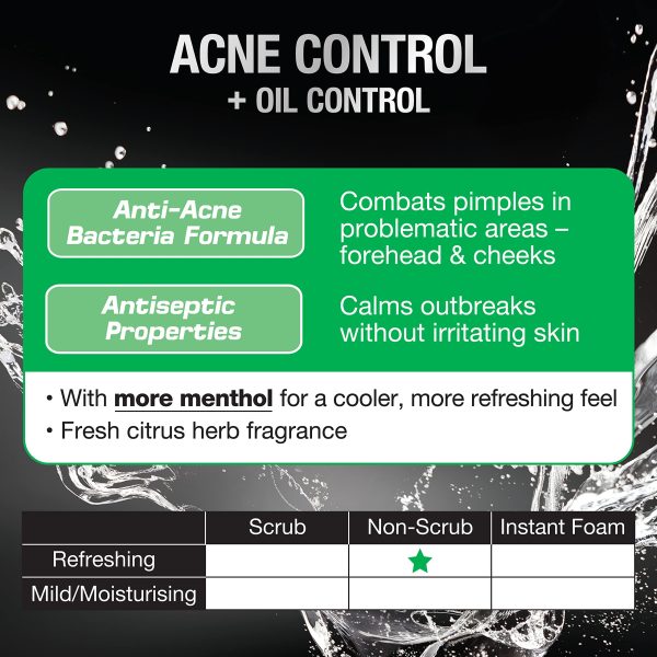 Men S Biore Medicated Acne Care Face Wash 130G for Men Sale - Image 3