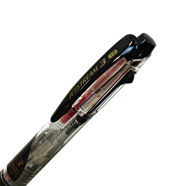 Mitsubishi Pencil 3-Color Ballpoint Pen Jetstream 1.0mm Transparent Easy Write Online - Image 2